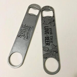 Lot of 2 Samuel  Adams For The Love of Beer Bottle Opener Boston Lager